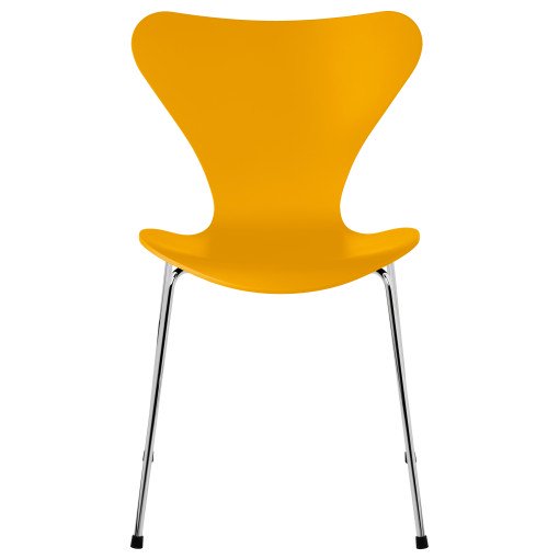 Vlinderstoel stoel chroom, lacquered true yellow