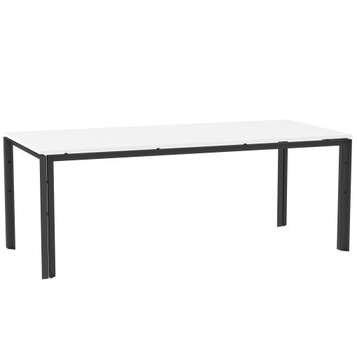 WT tafel 200x90 White/Black