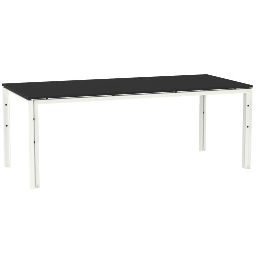 WT tafel 200x90 Black/White