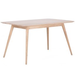 Stafa Tafel hout 140x90 whitewash