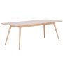 Stafa tafel hout 220x90 whitewash