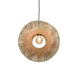 Kalimantan hanglamp verticaal small Ø44 naturel