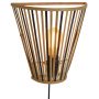 Merapi wandlamp zwart/naturel