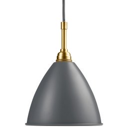 Bestlite BL9 hanglamp small Ø16 messing/grijs