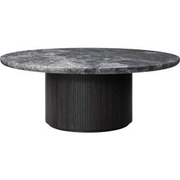 Moon salontafel Ø120 grijs marmer