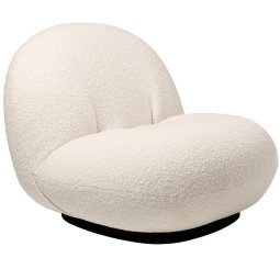 Pacha fauteuil swivel karakorum-001 Soft Black Semi Matt