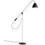 Bestlite BL4 vloerlamp chroom/zwart