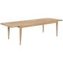 S-Table uitschuifbare tafel 95x220/320 eiken