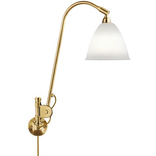 Bestlite BL6 wandlamp messing/wit