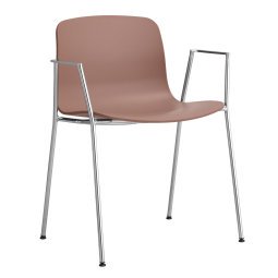 AAC18 stoel aluminium onderstel Soft Brick