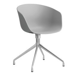 AAC20 stoel aluminium onderstel Concrete Grey