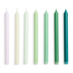 Gradient kaarsen set van 7 Greens