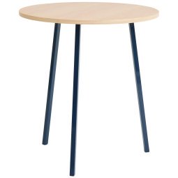 Loop Stand Round High tafel 90 blauw