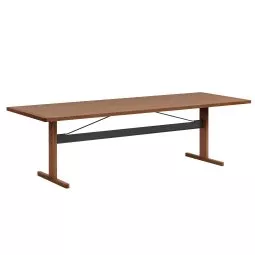 Passerelle tafel 260x95 walnoot Black