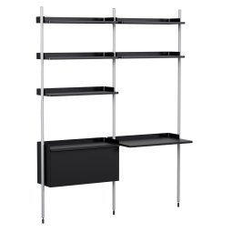 Pier System 12 kast Black/Clear