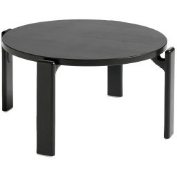 Rey salontafel 66.5 deep black gelakt beuken