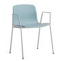 AAC18 stoel aluminium onderstel Dusty Blue