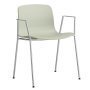 AAC18 stoel aluminium onderstel Pastel Green