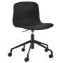About a Chair AAC51 bureaustoel, onderstel zwart, Steelcut 190