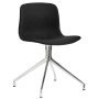 About a Chair AAC11 gestoffeerde stoel, onderstel gepolijst aluminium, Steelcut 190
