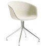 About a Chair AAC21 stoel, Coda 100, gepolijst aluminium onderstel