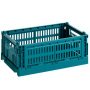 Colour Crate krat RE opberger S Ocean Green