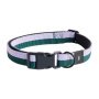 Dogs halsband M/L Lavender/Green