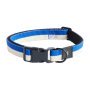 Dogs halsband M/L Blue/Off-White