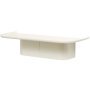 Korpus Shelf wandplank 4 haken cream