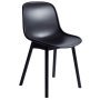 Neu 13 stoel met zwart onderstel, soft black