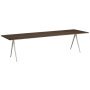 Pyramid 02 tafel 300x85 gerookt eiken, beige onderstel