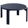 Rey salontafel 66.5 deep blue gelakt eiken