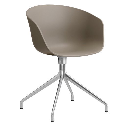 AAC20 stoel aluminium onderstel Khaki
