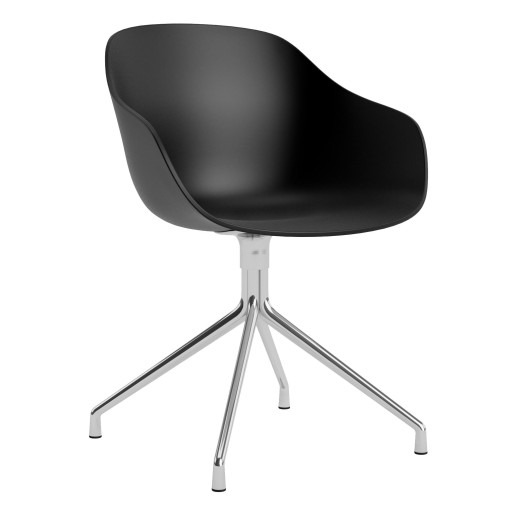 AAC220 stoel aluminium onderstel Black