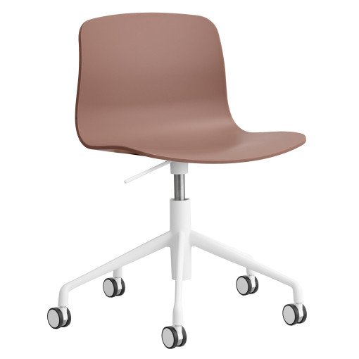 AAC50 bureaustoel wit onderstel Soft Brick