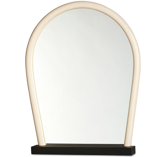 Bent Wood Mirror spiegel zwart/naturel