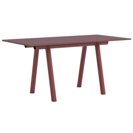 Boa tafel 220x110 Bard Red frame, linoleum blad