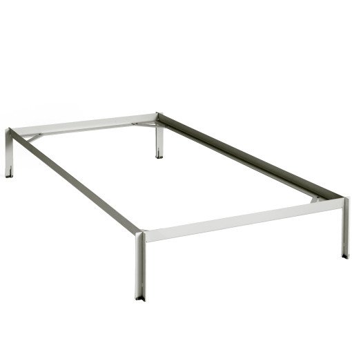 Connect bed 90x200 grijs