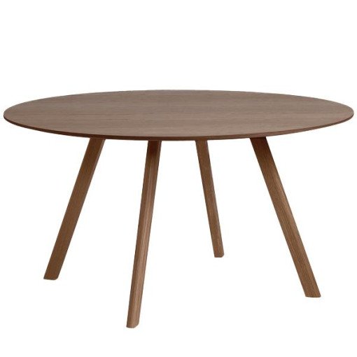 Copenhague CPH25 tafel 140cm, gelakt walnoot