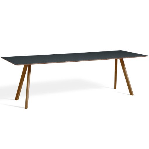 Copenhague CPH30 tafel 250x90, gelakt walnoot donkergrijs