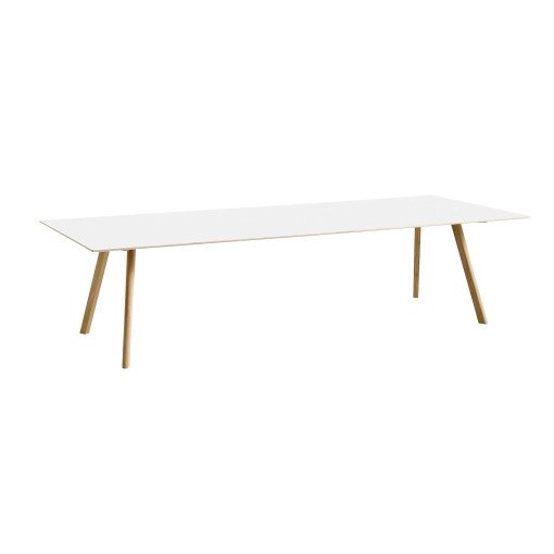 Copenhague CPH30 tafel 300x120, gezeept eiken, wit laminaat