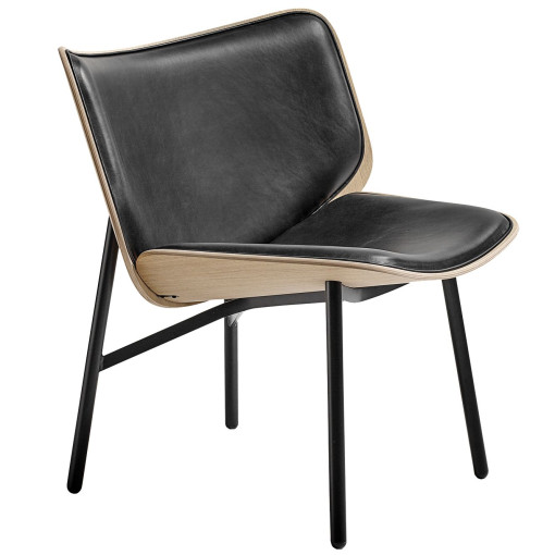 Dapper fauteuil met zwart onderstel,Sense black