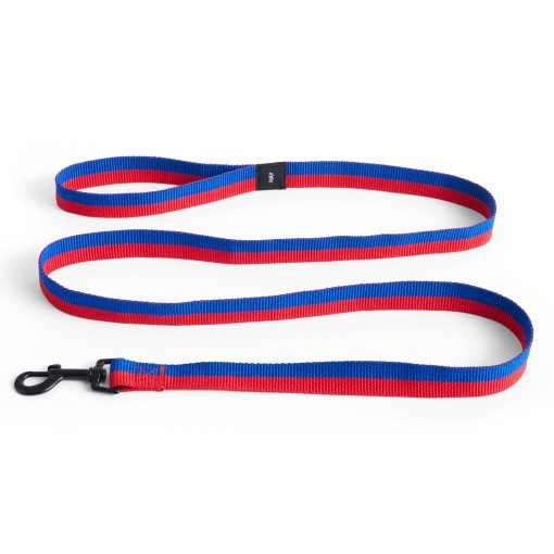 Dogs hondenriem Flat M/L Red/Blue