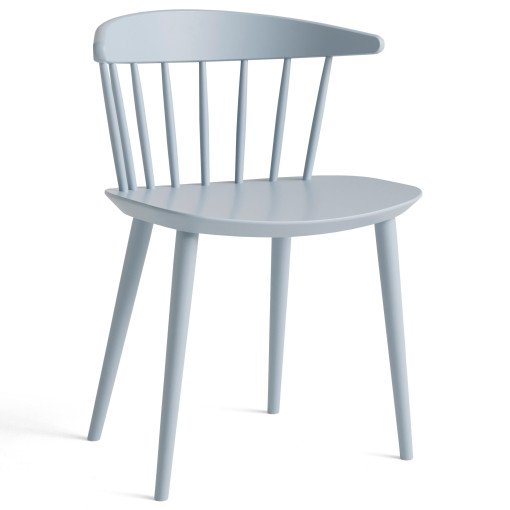J104 stoel gelakt beuken, slate blue