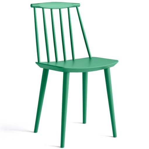 J77 stoel gelakt beuken, jade green