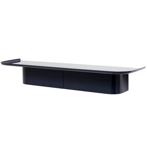 Korpus Shelf wandplank 7 haken midnight blue