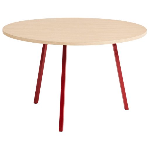 Loop Stand Round tafel rood 120 cm