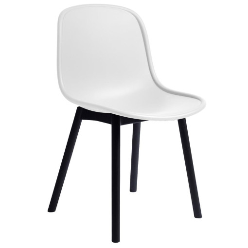 Neu Chair stoel met zwart onderstel, witte kuip