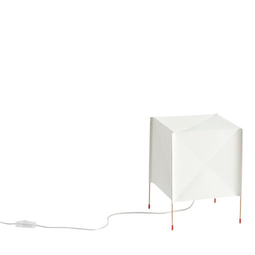 Paper Cube tafellamp white