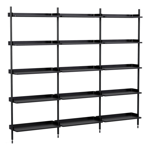 Pier System 113 kast Black/Black